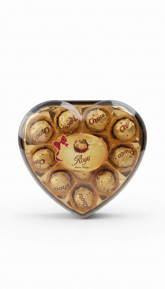 12 Pieces Chocolate Gift Box – Sweet Valentine Surprise