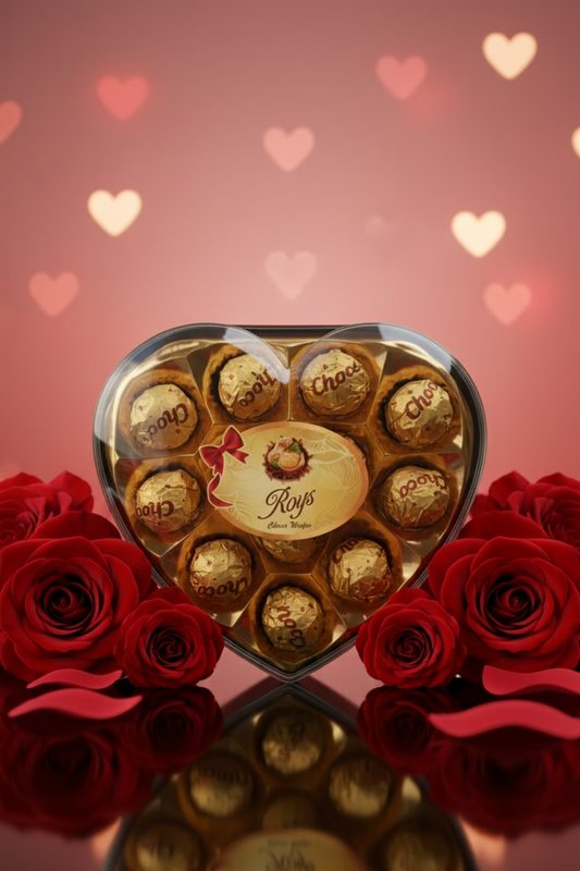 Make every moment sweeter with this elegant 12-piece chocolate gift box.
Beautifully packed in a luxury love-themed box, perfect for expressing love and emotions.