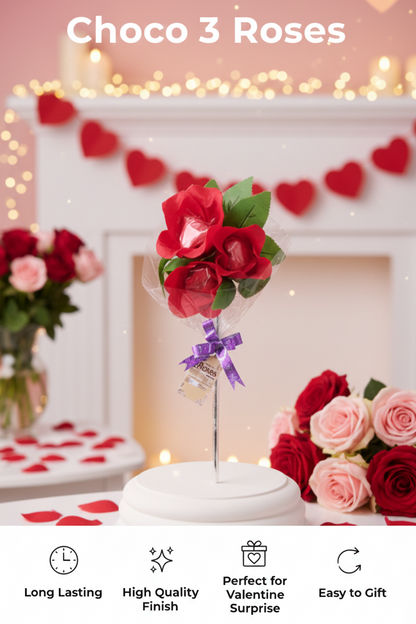 Buy mini rose bouquet gift online in India. Perfect romantic gift for Valentine’s Day, birthday, anniversary & surprise gifting. Premium quality.