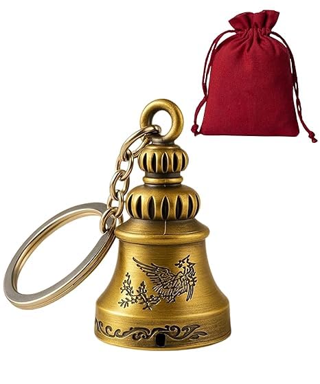 Guardian Bell for Bike Key Chain Tibetan KeyChain Good