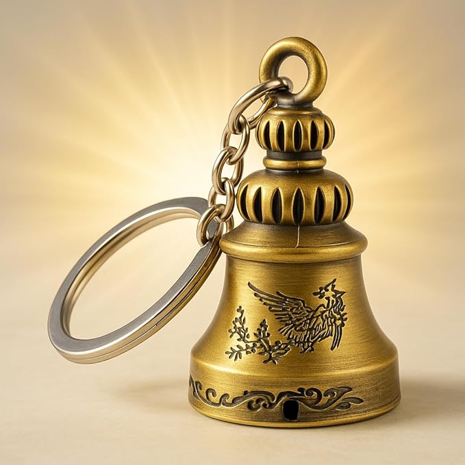 Guardian Bell for Bike Key Chain Tibetan KeyChain Good