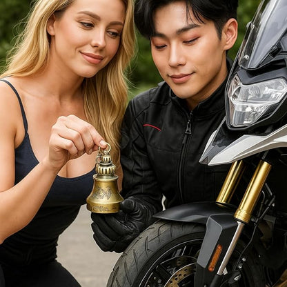 Guardian Bell for Bike Key Chain Tibetan KeyChain Good