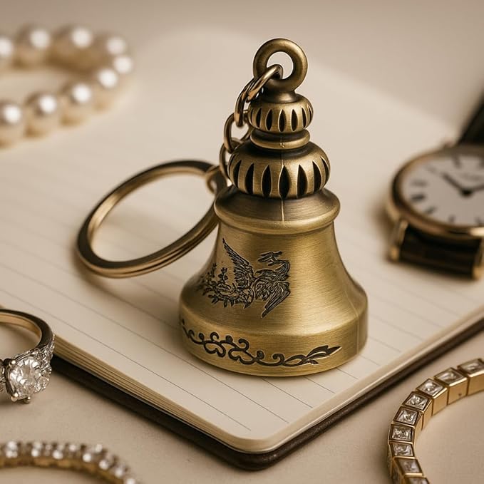 Guardian Bell for Bike Key Chain Tibetan KeyChain Good