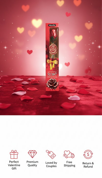 Chocolate Rose Gift Box | Romantic Valentine Gift