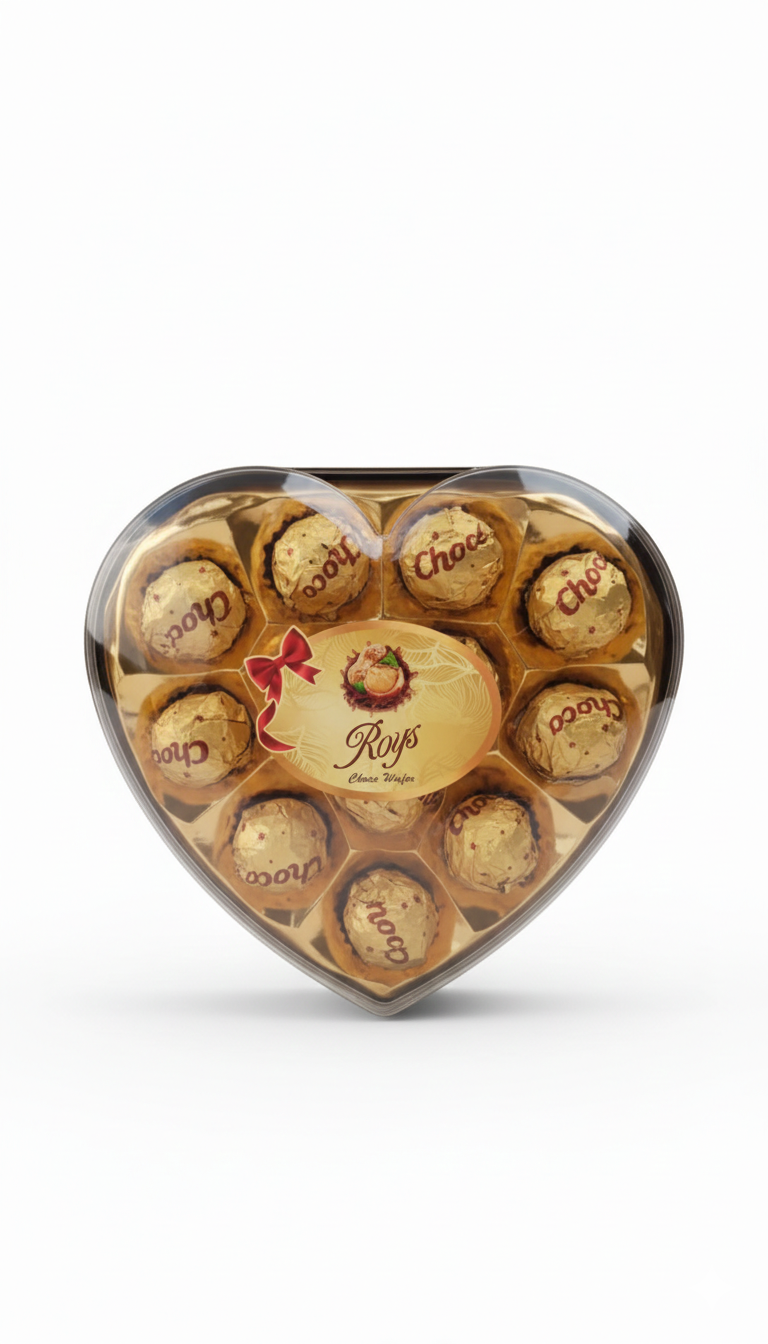 12 Pieces Chocolate Gift Box – Sweet Valentine Surprise