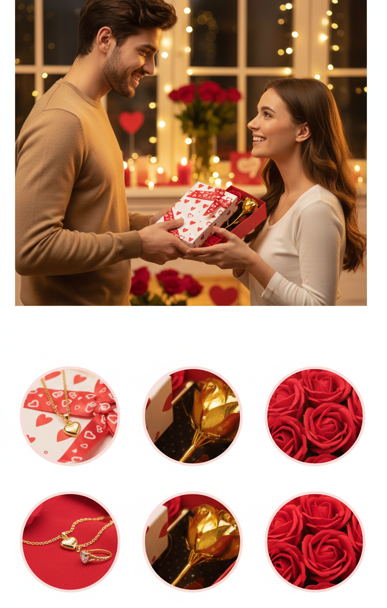 Perfect for Valentine, anniversary & love surprises