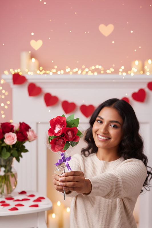 Express your love with this elegant Mini Rose Bouquet Gift, beautifully wrapped to impress.
A sweet, romantic surprise perfect for making special moments unforgettable 